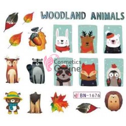 Stickere cu Apa pentru unghii cod BN1676 Anotimp de  Toamna